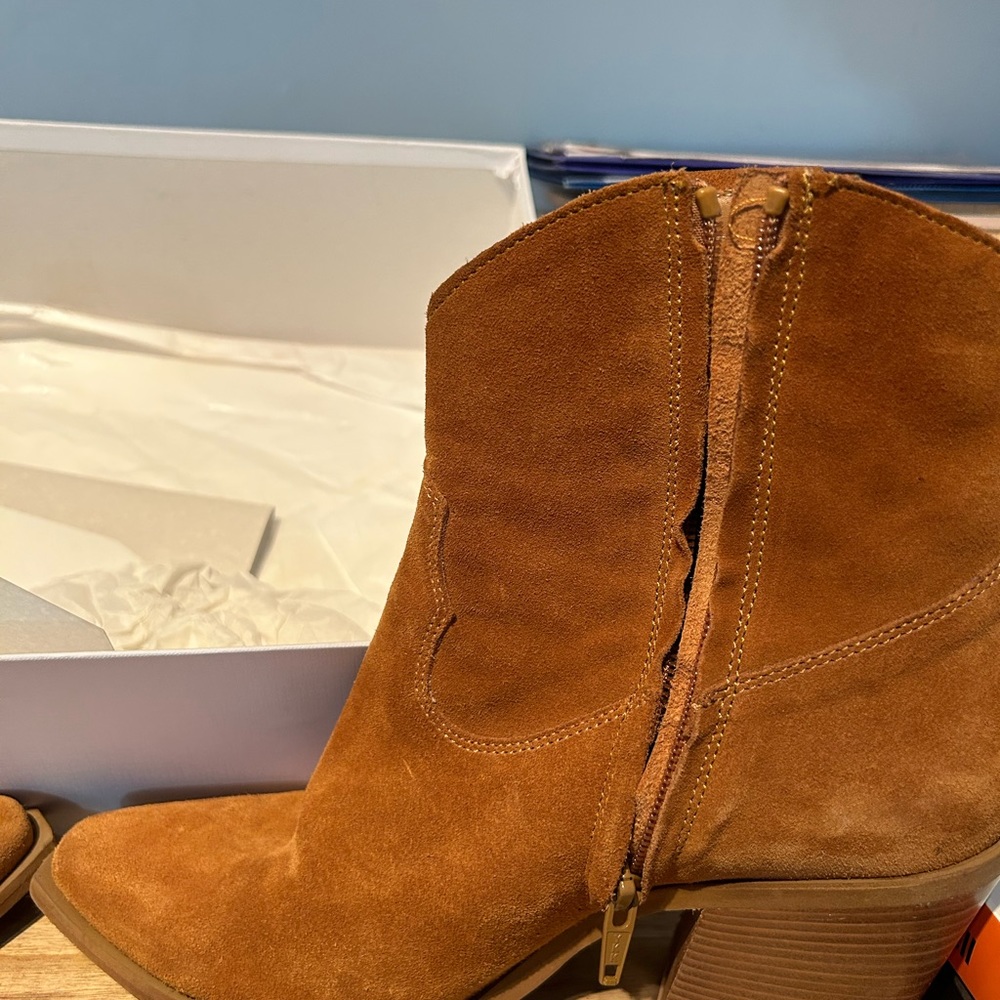 Saint + Sofia Dallas mid boots booties suede ankle Saint and Sofia - Picture 2 of 9